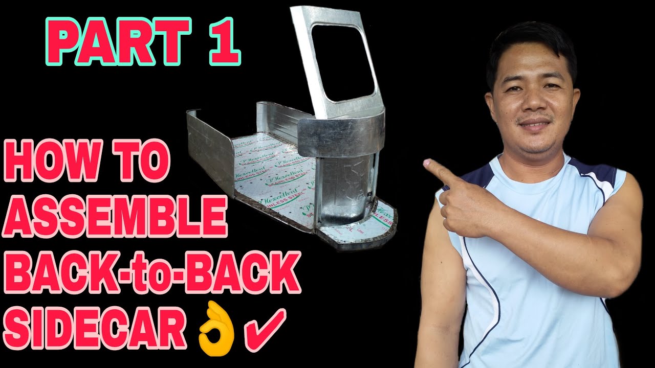 HOW TO ASSEMBLE BACK-TO-BACK SIDECAR PART1 | flooring,sidings and front | Tutorial video