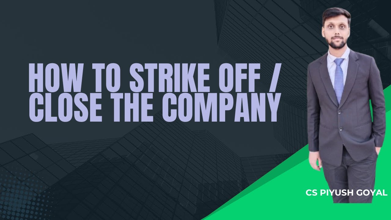 How to close the section 8 company|| strike off the section 8 company | closer of section 8 company
