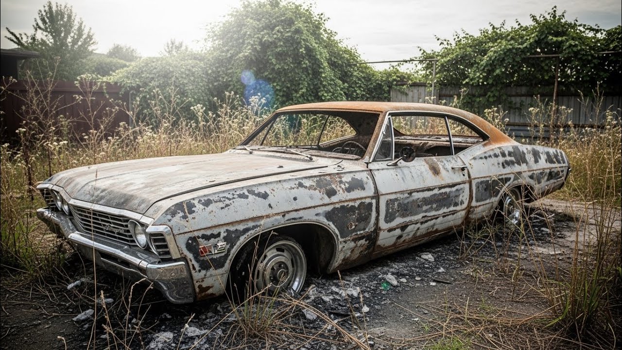 ASMR Car Restoration! 1967 Chevrolet Impala Full Restoration from Burnt Condition to Looking New