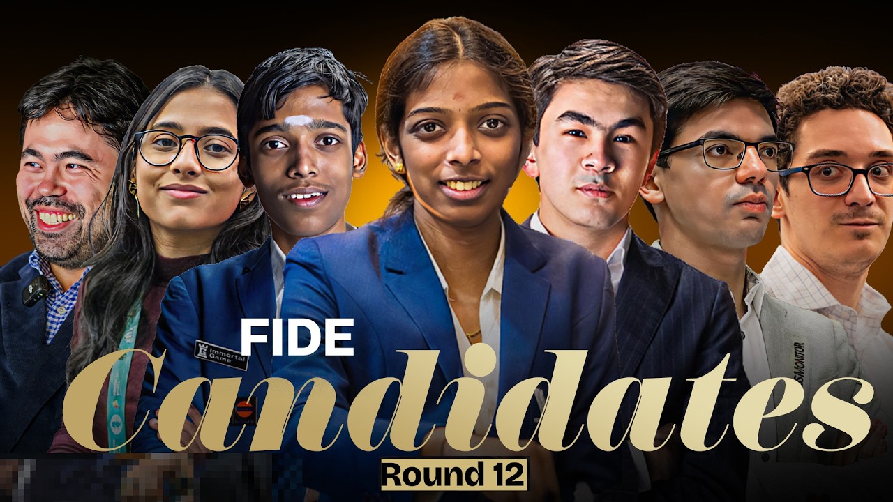 FIDE Candidates 2026 | Round 12 |  Esipenko vs Pragg , Vaishali vs Zhu ,  Tan vs Divya
