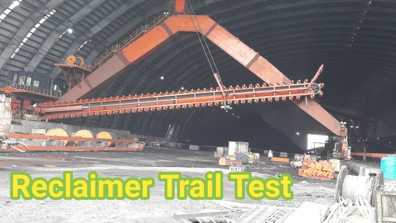 Portal Reclaimer Machine Trail Test/Stacker Reclaimer Machine Test/Lime stone/Coal