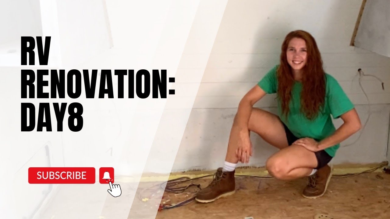RV Renovation: Day 8 Shiplap Accent Wall