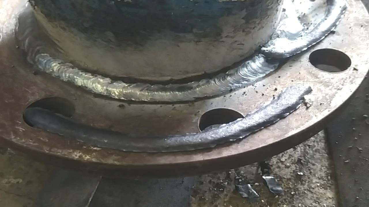 Cara mengelas flange dengan pipa galvanis