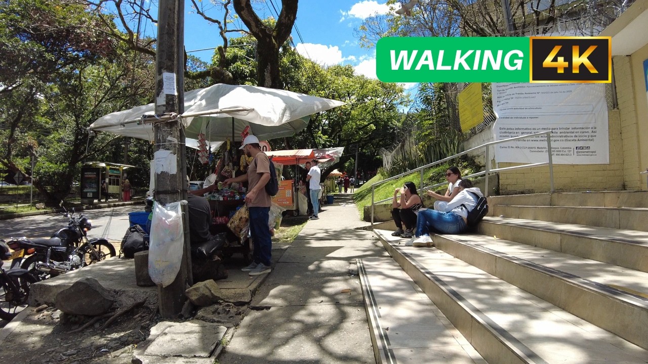 Descubriendo Altamira y el Tecnológico de Antioquia Recorrido Walking 4K POV Medellín Sin Destino