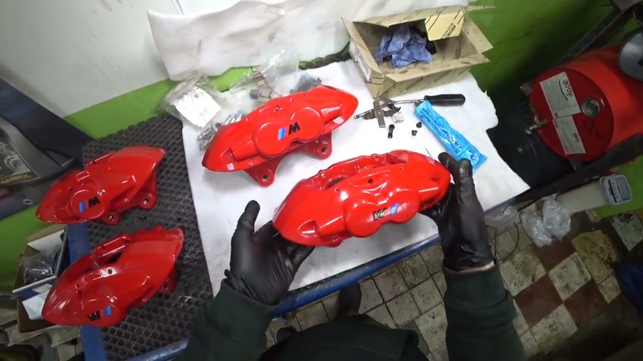 Самый Топ!! M PERFOMANCE, Brake 370-345. От начала сборки, до отправки в ТК.