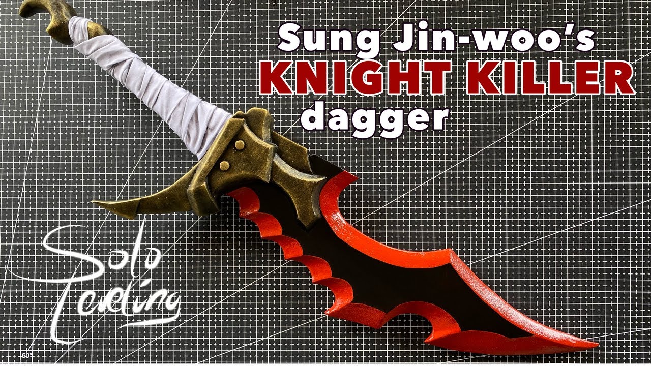 HOW TO MAKE JIN-WOO’S KNIGHT KILLER DAGGER SOLO LEVELING using EVA foam