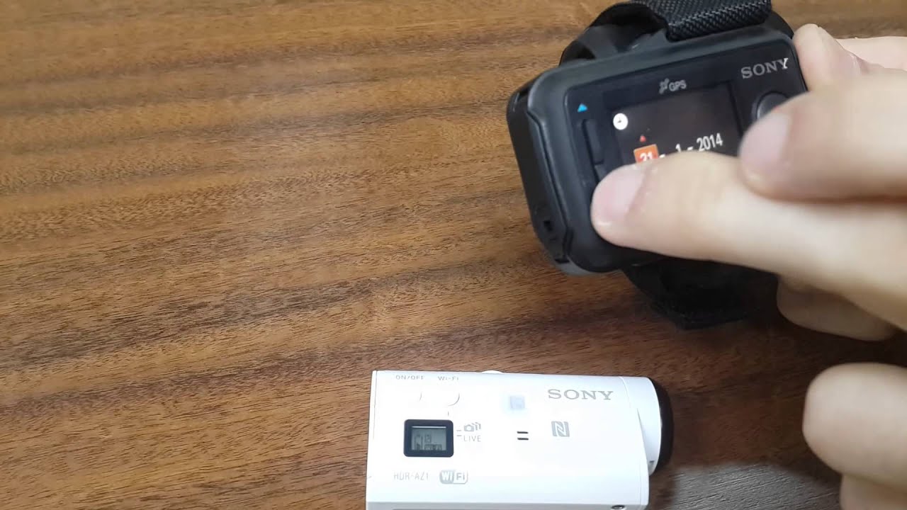 Como emparejar una ActionCam HDR-AZ1