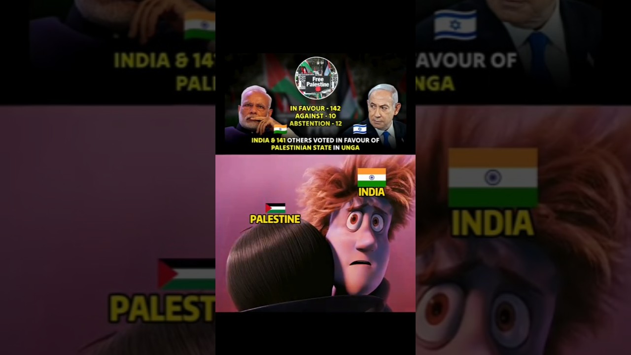 India Votes for Palestine 🇵🇸 | UN General Assembly Shocker for Israel 🇮🇱