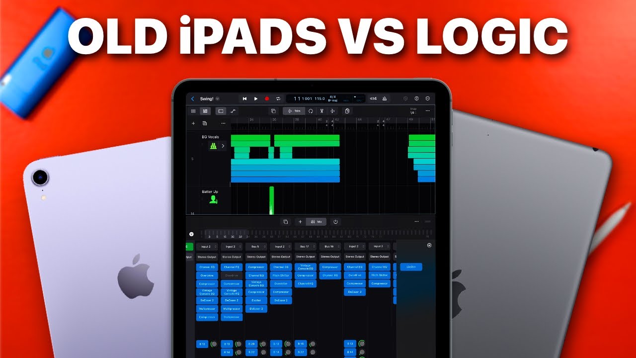 Logic Pro для iPad на старых моделях iPad: смогут ли эти программы работать на устройствах, не от...