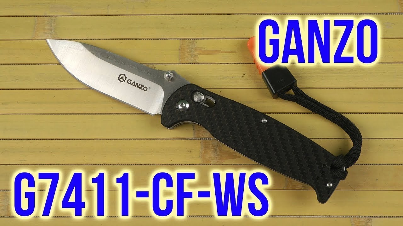 Navaja Ganzo G741 G7411-CF-WS - Cuchillo para porte diario