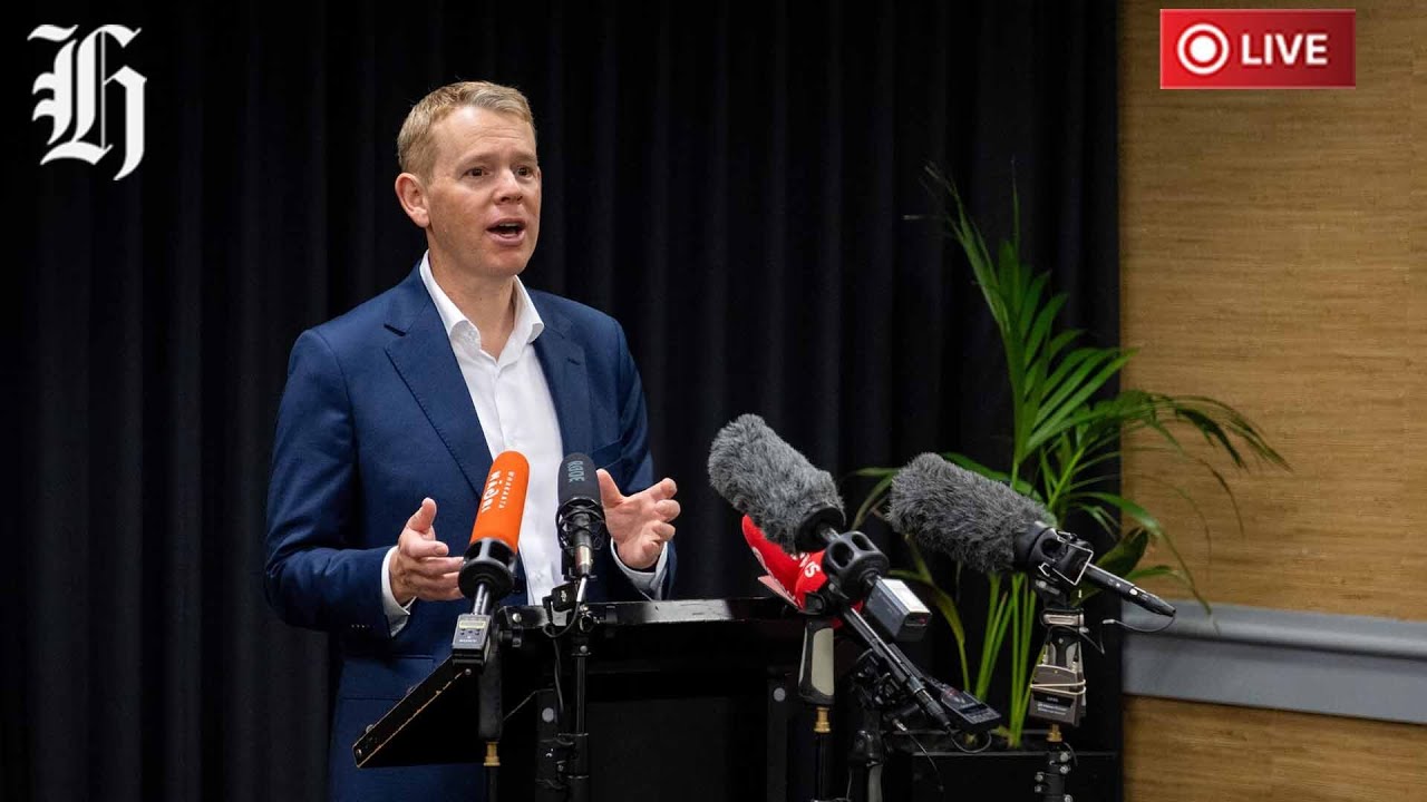 NZ Herald Live: Chris Hipkins speaks to media