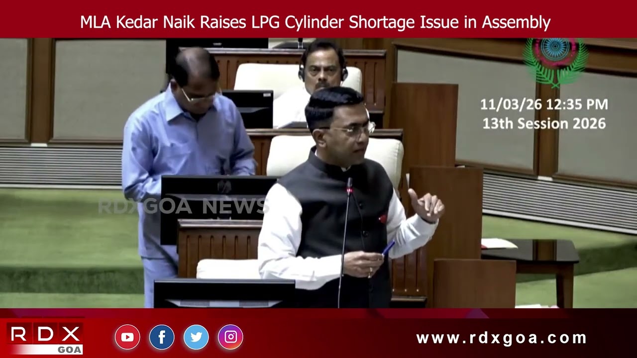MLA Kedar Naik Raises LPG Cylinder Shortage Issue in Assembly
