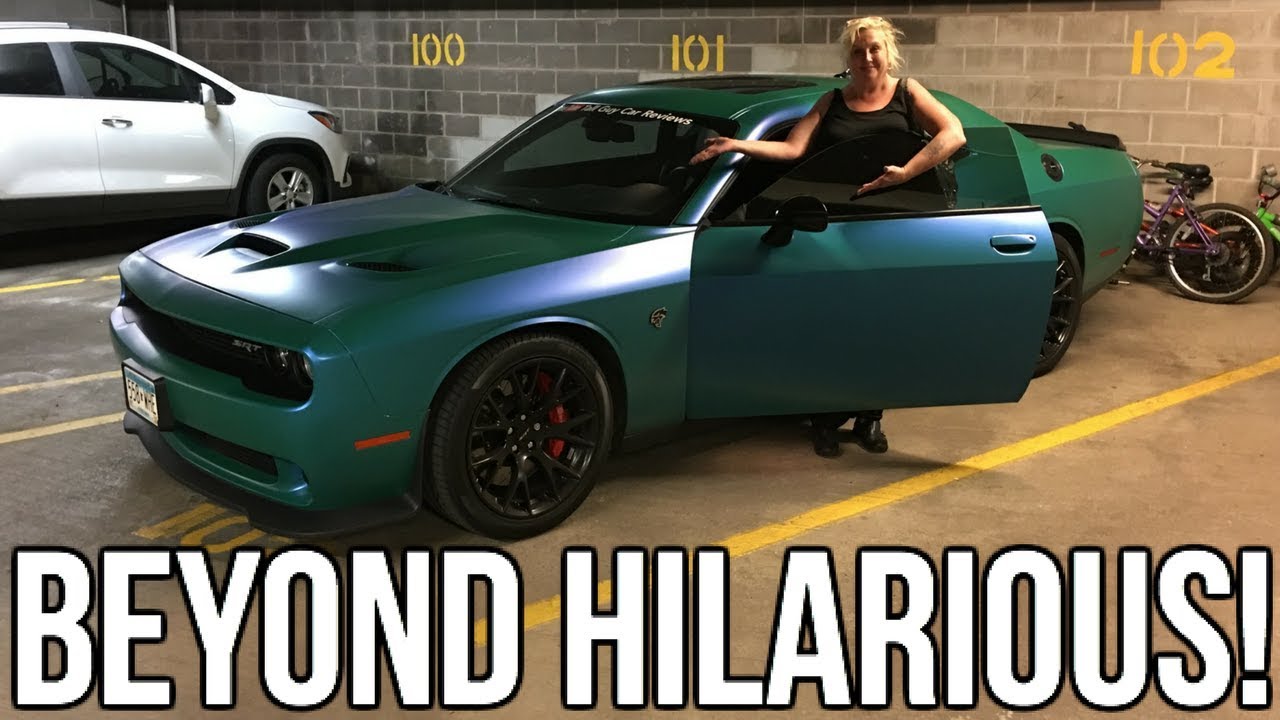 I Took My Mom For A Ride In My Hellcat!! 🤣🤦🏽‍♂️