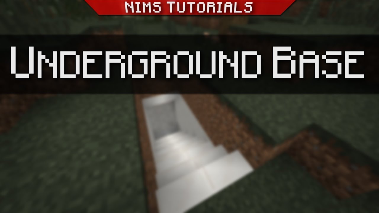 Minecraft: Tutorial | Sliding Underground Base v3.0