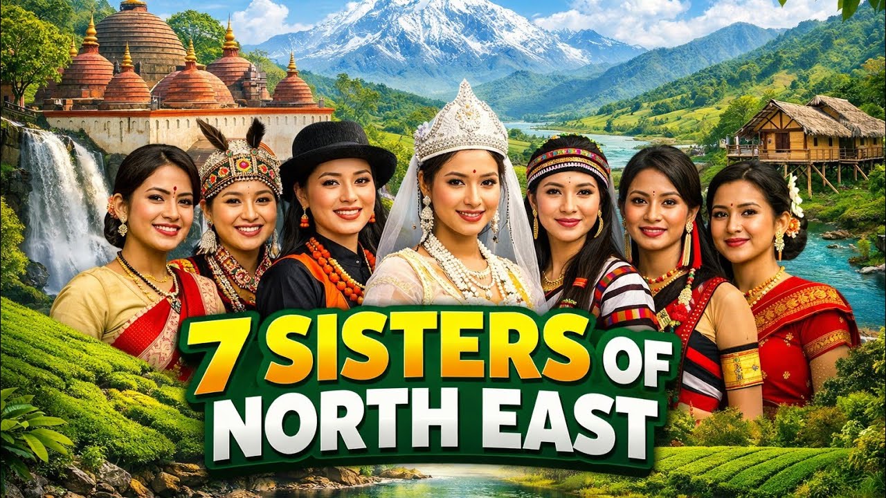 India’s Heaven on Earth 🌿 | 7 Sisters of North East