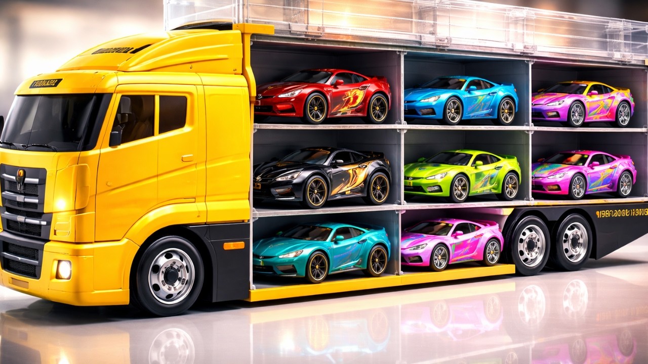 トミカ｜トミカのミニカーを開封しチェックしてコンボイに収納していこう☆