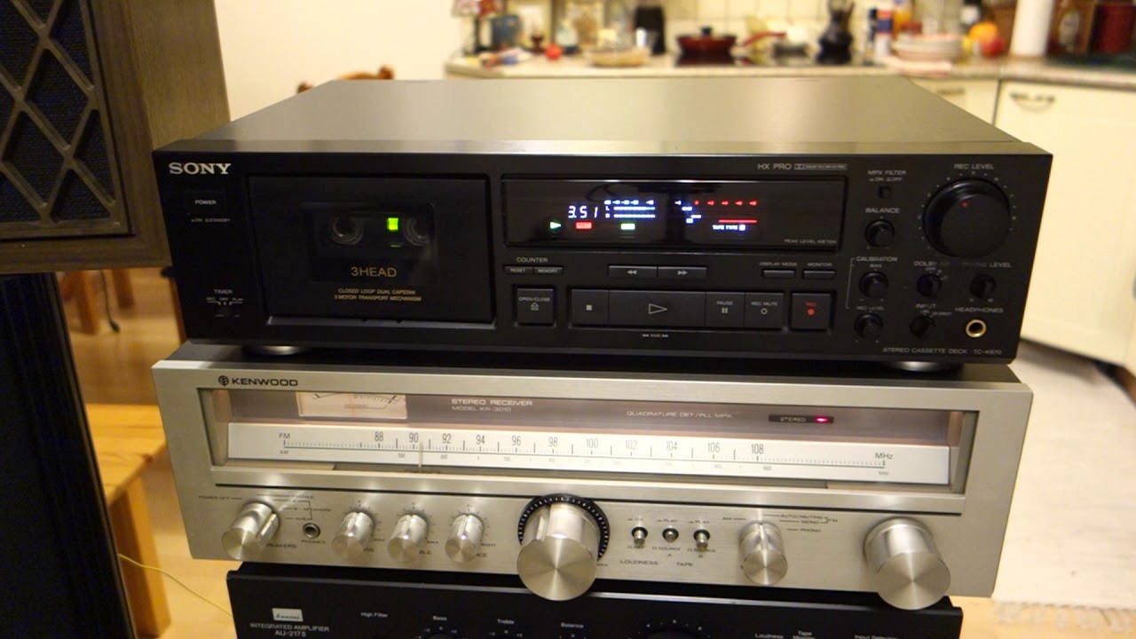 Sony TC K670 & Kenwood KR-3010