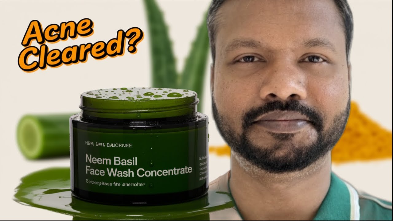 This Organic Neem Basil Face Wash Cleared My Skin | Rustic Art Honest Review | Best face wash