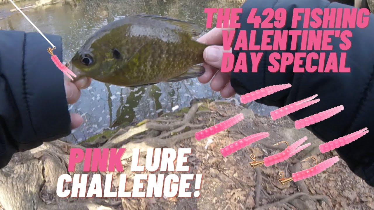VALENTINE'S DAY Fishing Special: PINK LURE Challenge