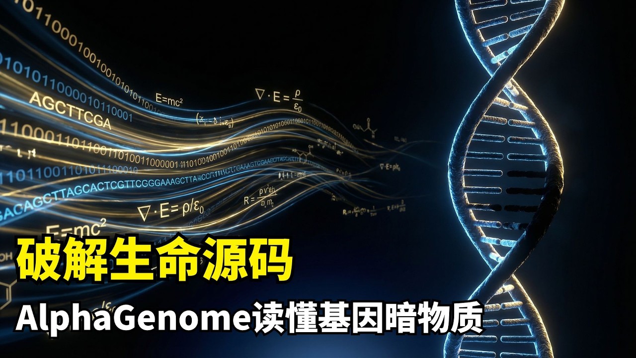 【人工智能】DeepMind的基因解码器 | AlphaGenome | 谷歌AI | 非编码DNA | 98%暗物质 | 统一序列模型 | 罕见病 | 癌症 | AlphaFold | 生命科学革命