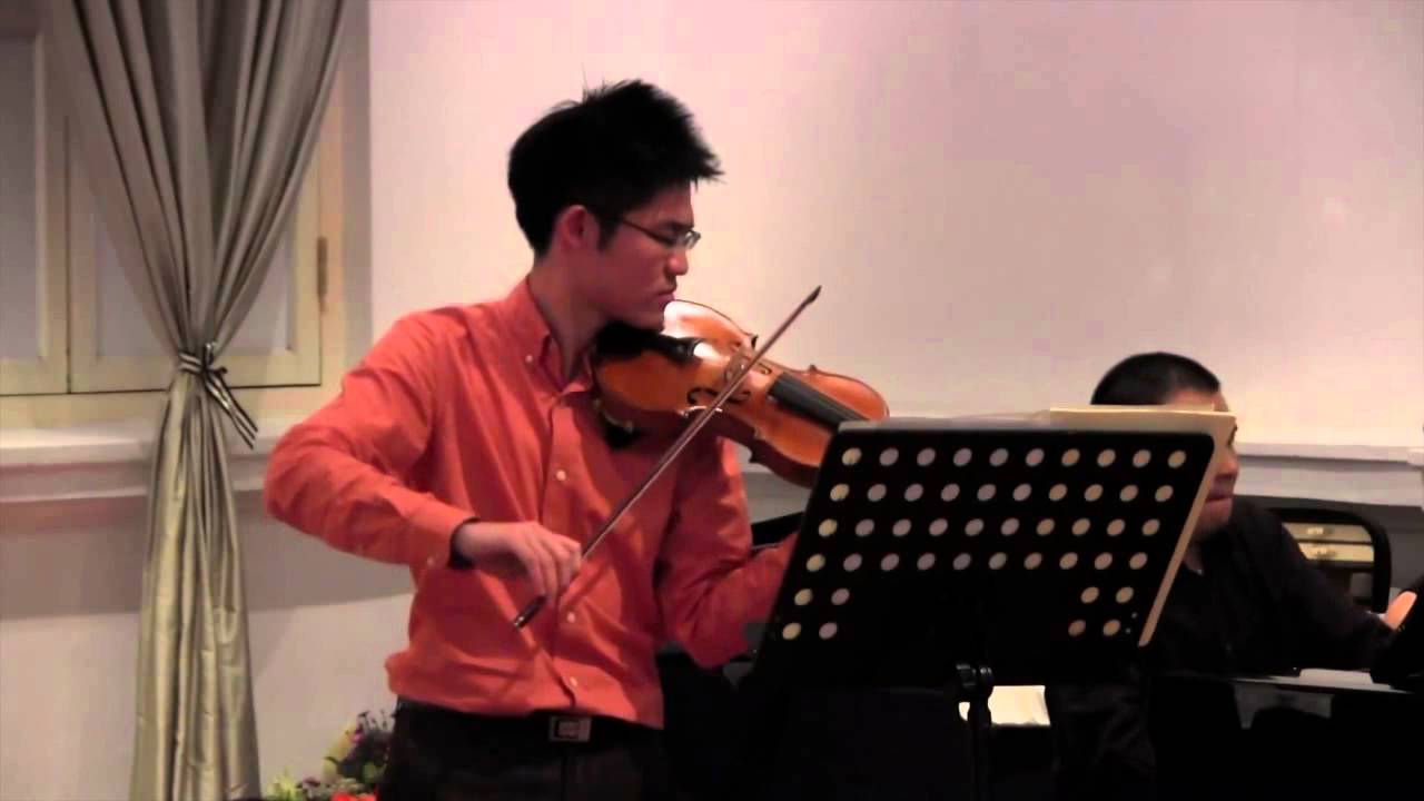 Hindemith Violin Sonata in E - Alan Choo, violin and Lim Yan, piano