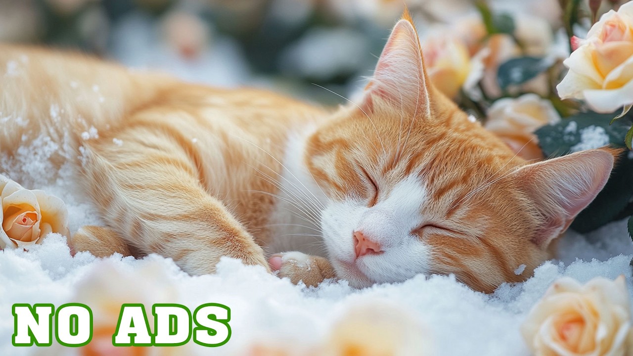 12 Hours Cat Relaxation Music 🐾 Sleep Therapy for Anxious Cats | Peaceful Night Sounds 🌙