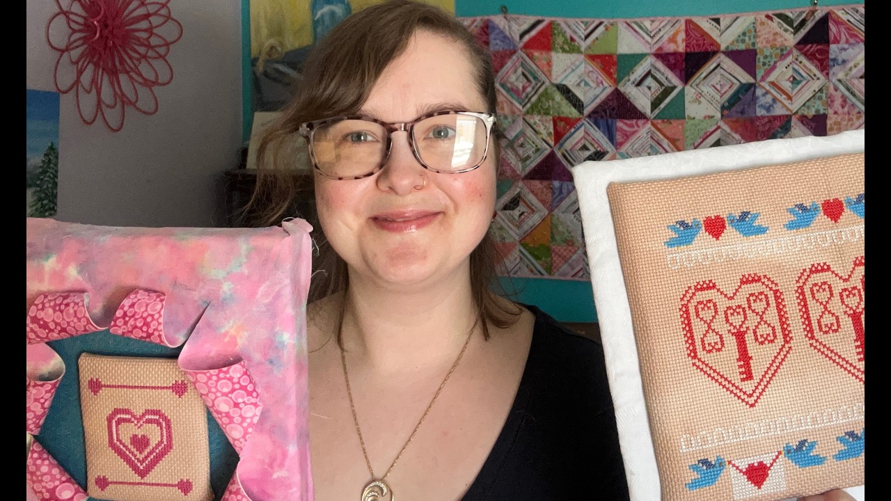 FT #31! Finished projects, WIPS, cross stitch tutorial, and a quilt in progress!