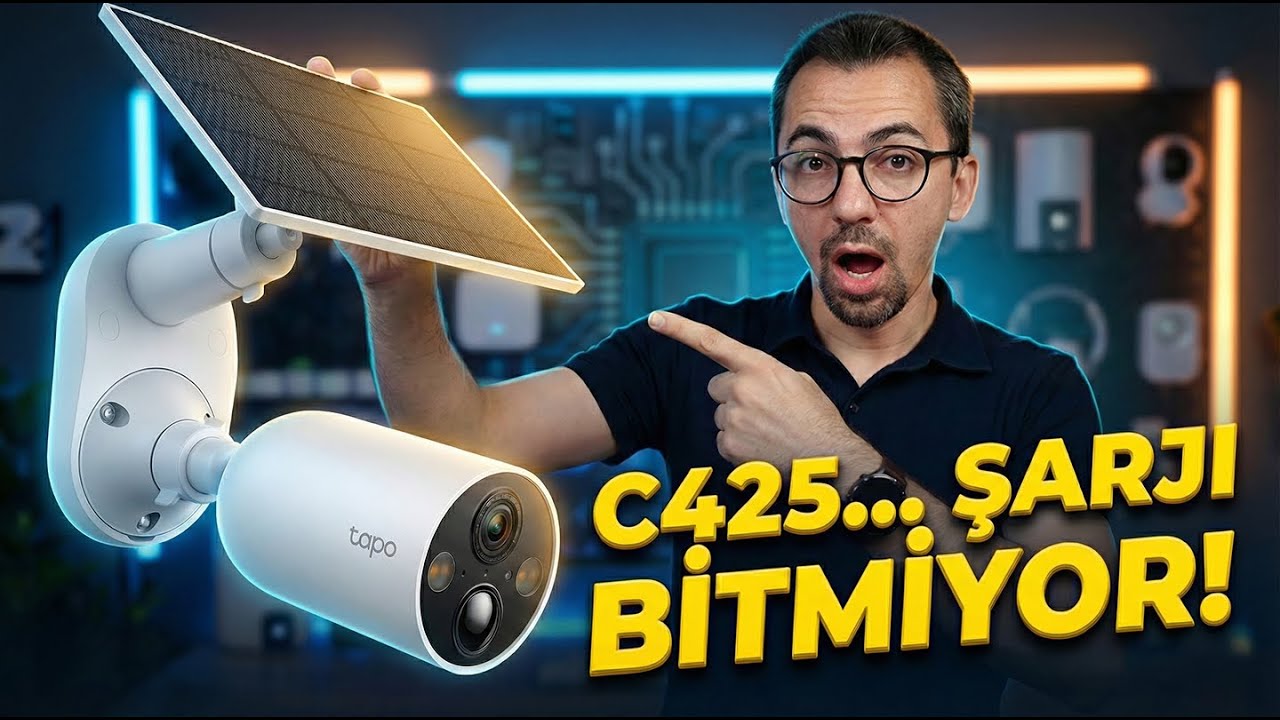 Tapo C425 Kablosuz Kamera İncelemesi | 2K G&ouml;r&uuml;nt&uuml;, Solar Panel, AI Algılama | #tplink #tapo