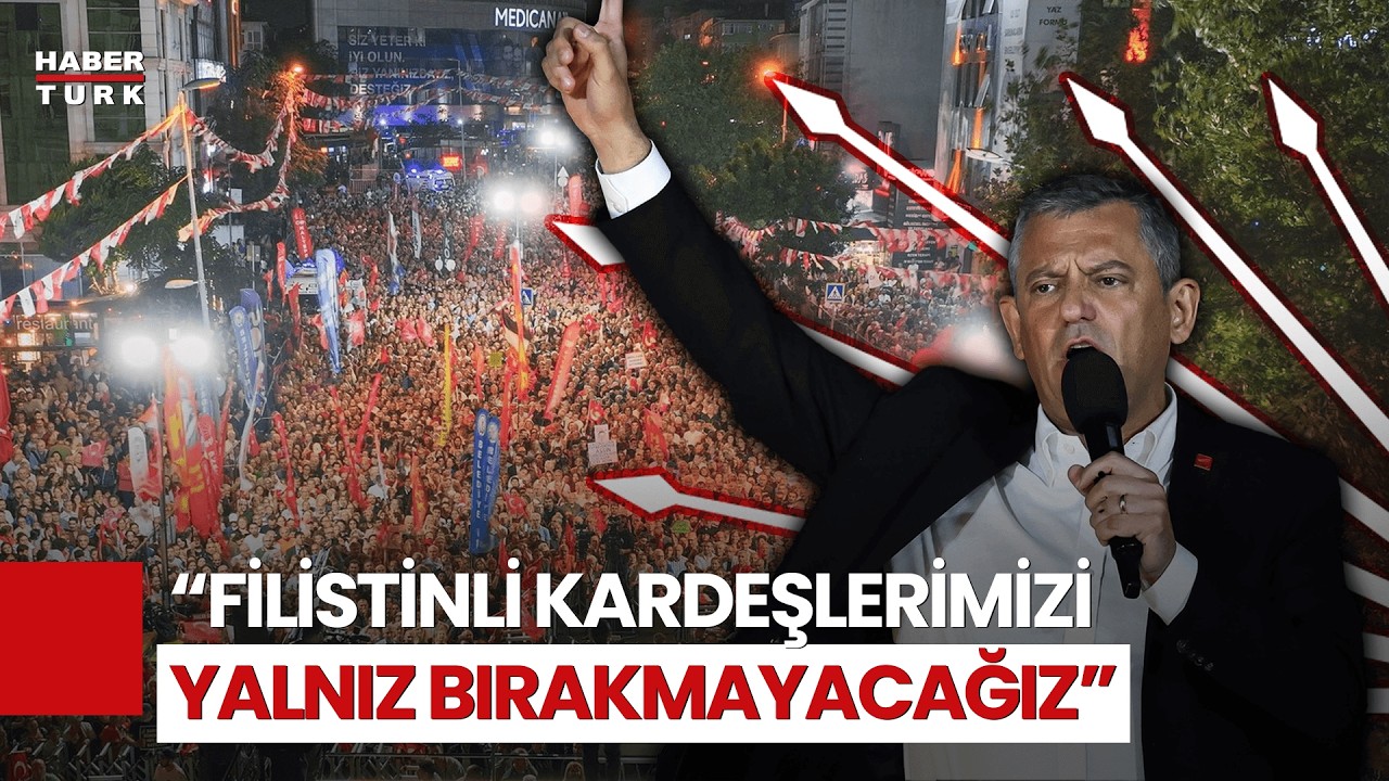 CHP'den Filistin'e Destek Mitingi! 