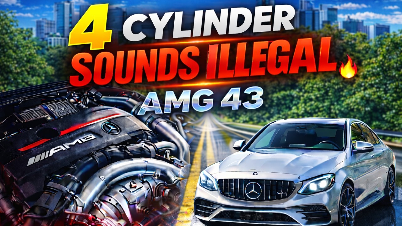 Mercedes-AMG 43 Cold Start — This 4-Cylinder Sounds ILLEGAL