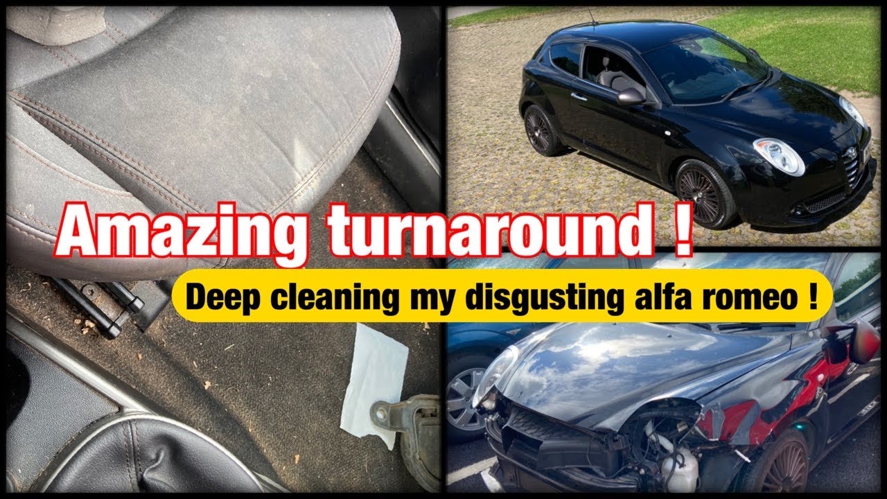 Alfa Romeo Mito - disgusting deep clean detail! Dirtiest car...