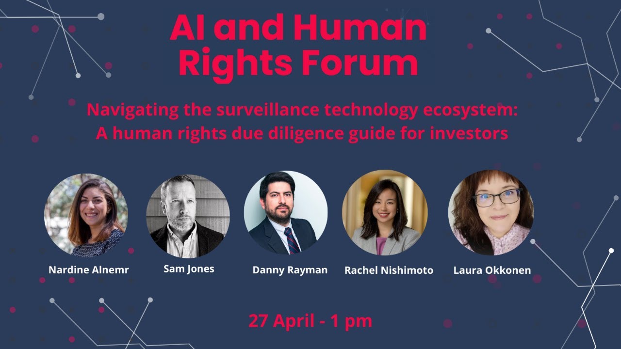 Panel 5: Navigating the surveillance technology ecosystem