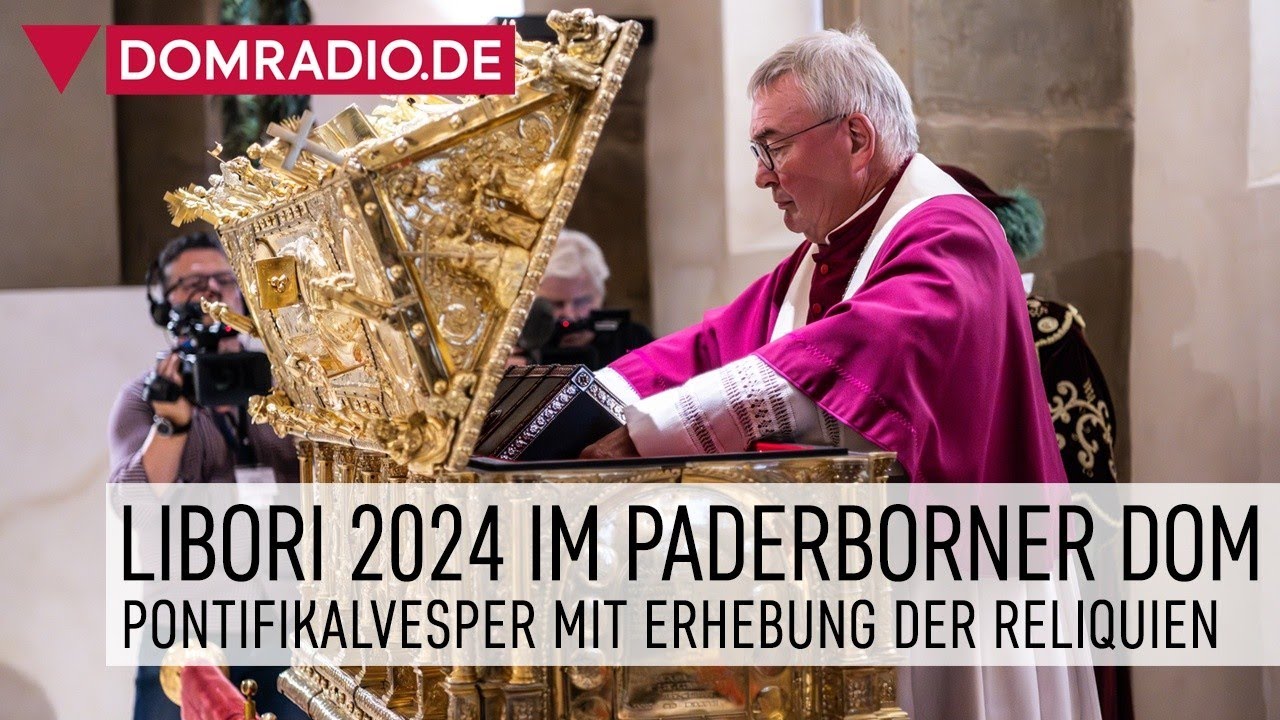 Libori 2024: Pontifikalvesper mit Erhebung der Reliquien, Paderborner Dom