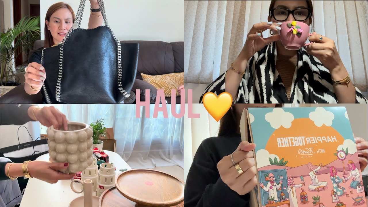 UNBOXING MY FIRST STELLA mcCARTNEY BAG 💼 | Kiehls | Zara and H&M Haul | coffe dates 🤎 🇦🇪 