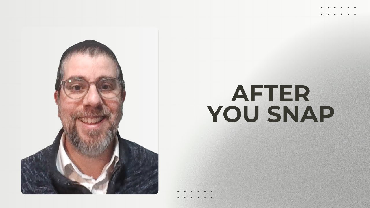 How to Repair After You Snap at Your Partner