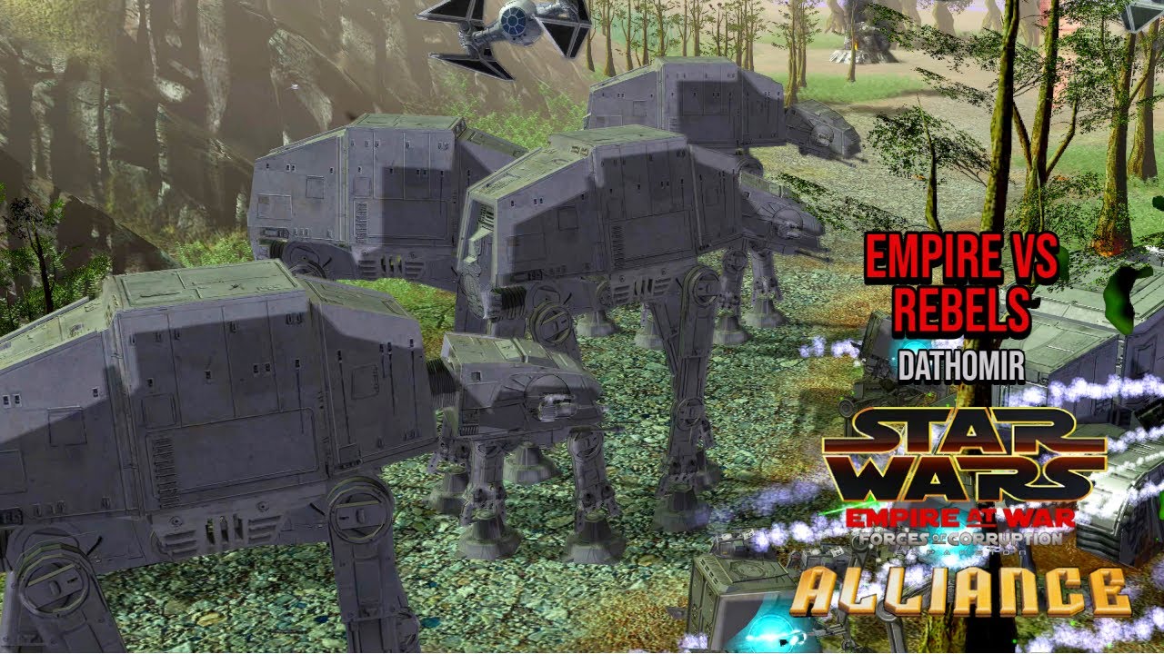 Star Wars Empire at War FOC Alliance Rebellion: Empire Vs Rebels Skirmish Dathomir
