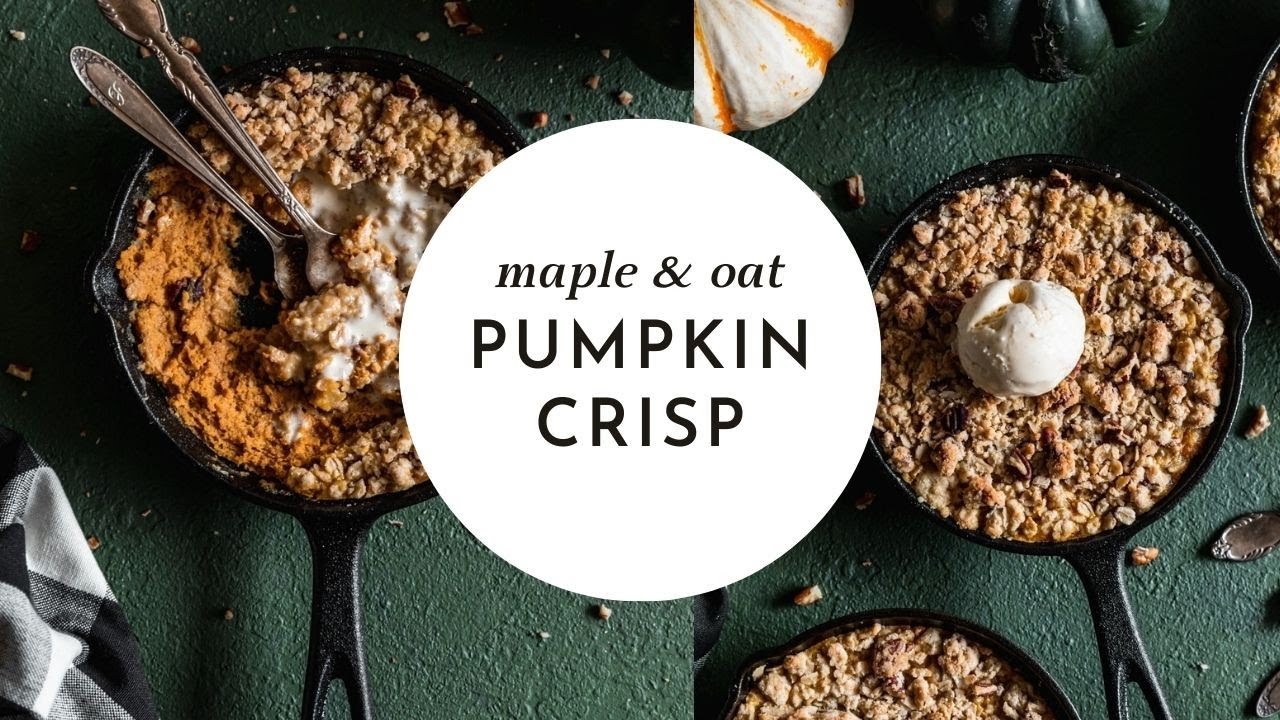 Pumpkin Crisp with Maple Oat Crumble