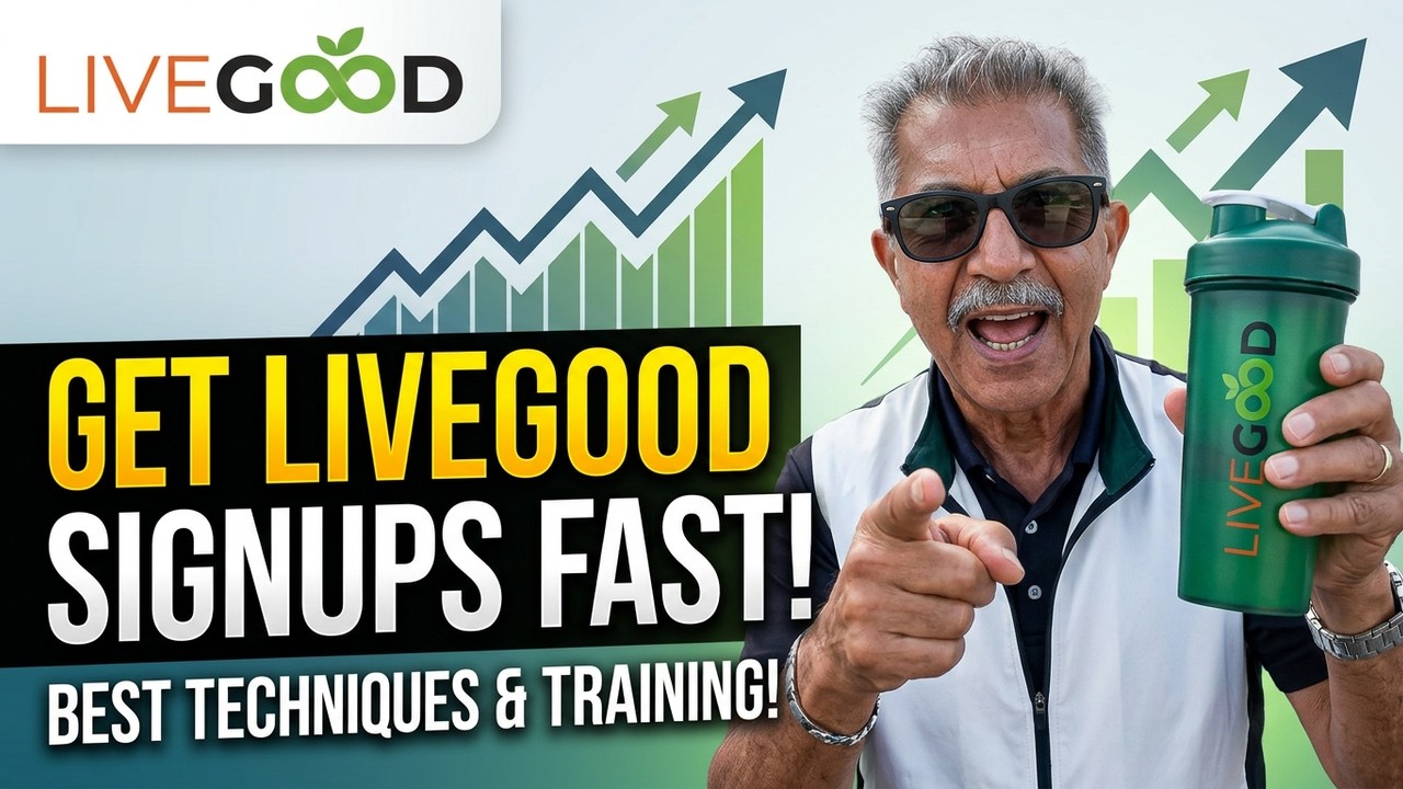 LIVEGOOD: How To Get Signups Fast! Best Techniques & Training