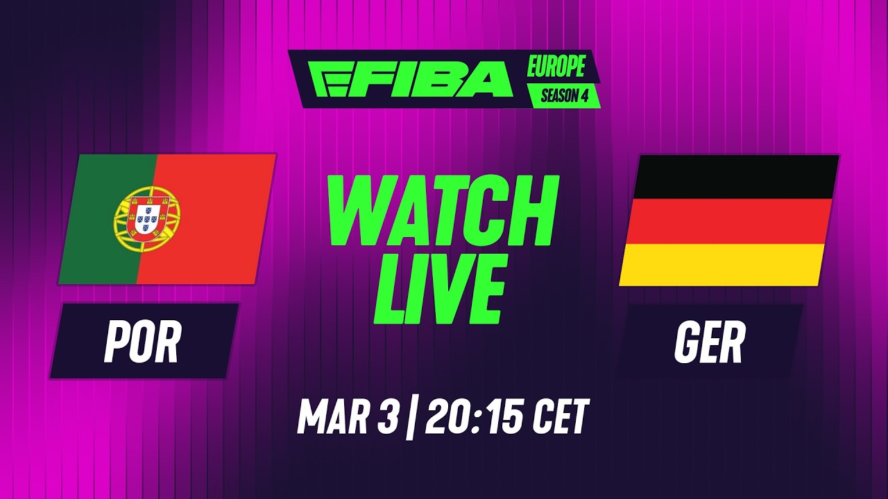 PORTUGAL vs GERMANY | Round 5 | Clean Feed | eFIBA Europe S4