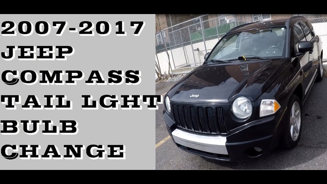 How to replace Tail light bulbs in Jeep Compass