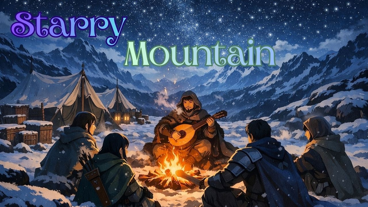 ✨🌌Medieval Fantasy Music  | Starry Mountain⛰️