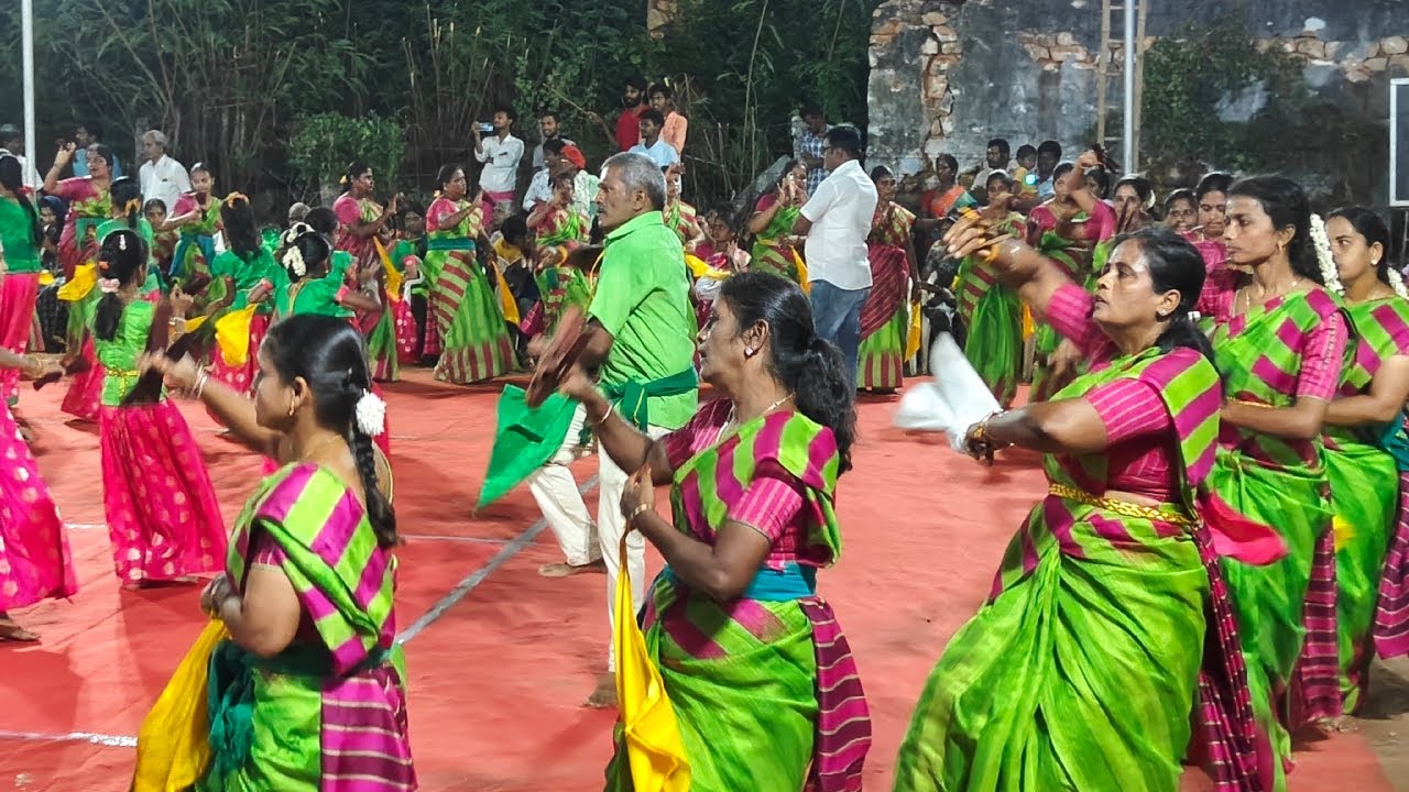 Live🔥ஊஞ்சப்பாளையத்தில் அம்மன் கலைக்குழு ஒயிலாட்டம்