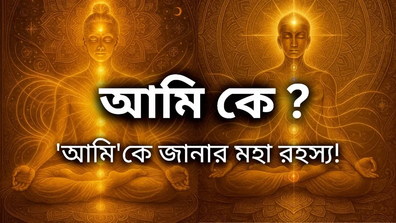 আমি কে ? অমি'কে জানার মহা রহস্য! আধ্যাত্মিক জ্ঞান_সেলফ রিয়ালাইজেশন_ নিজেকে চেনা_আল্লাহকে চেনা