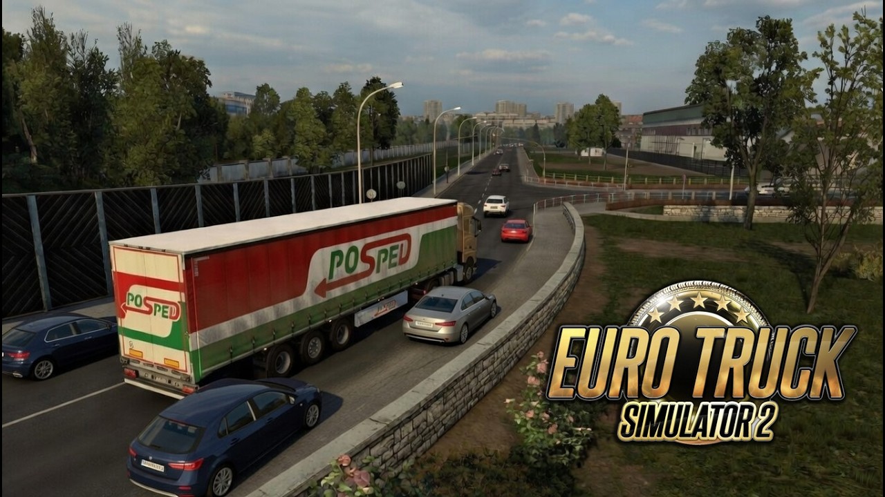 Euro Truck Simulator 2 | Viagem RELAXANTE de Estrasburgo até Dijon 🚛🌅 A rota mais bonita da França!