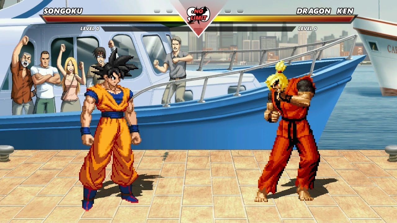 GOKU vs DRAGON KEN - Highest Level Insane Fight‼️