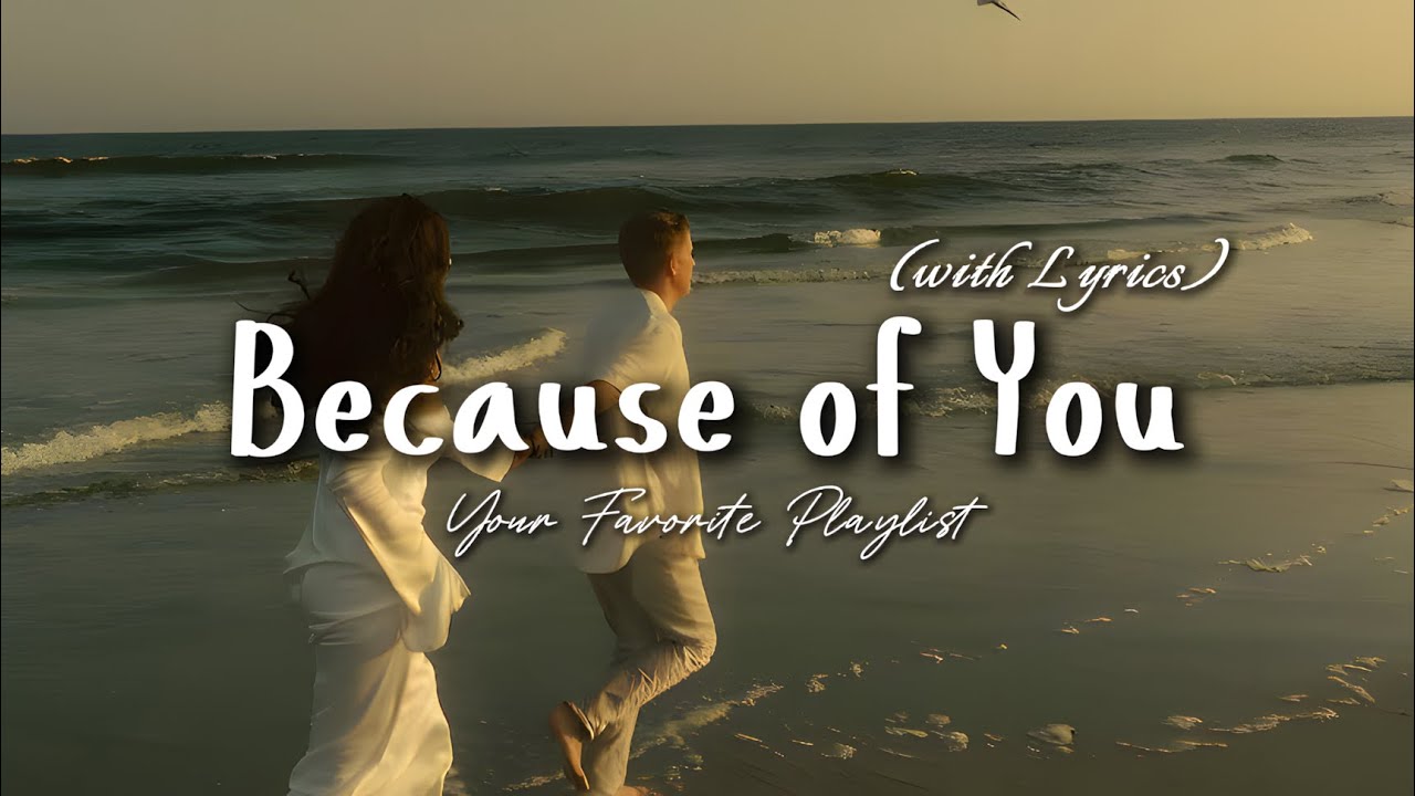 Because of You - Romantic Love Song | Lyric Video