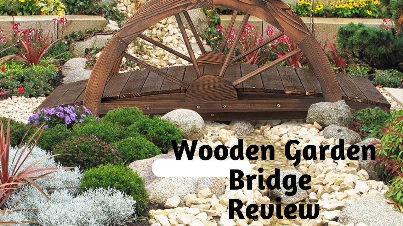 HAPPYGRILL 3.3ft Wooden Garden Bridge Review