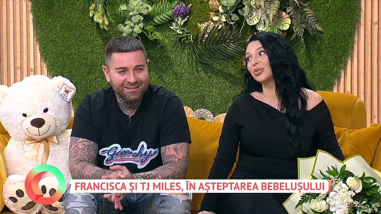 Francisca și TJ Miles, în așteptarea bebelușului