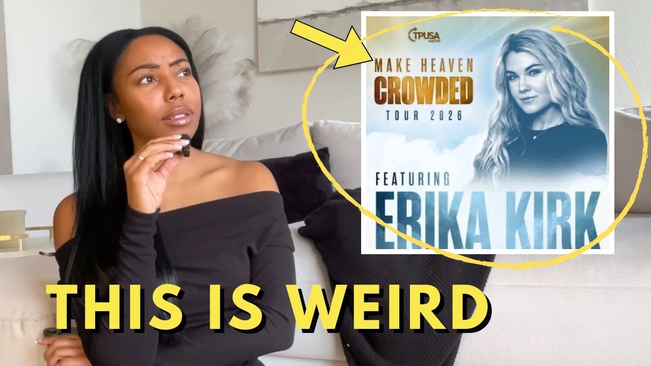 Erika Kirk Speaks at TPUSA Make Heaven Crowded Tour - Ministry or Marketing?