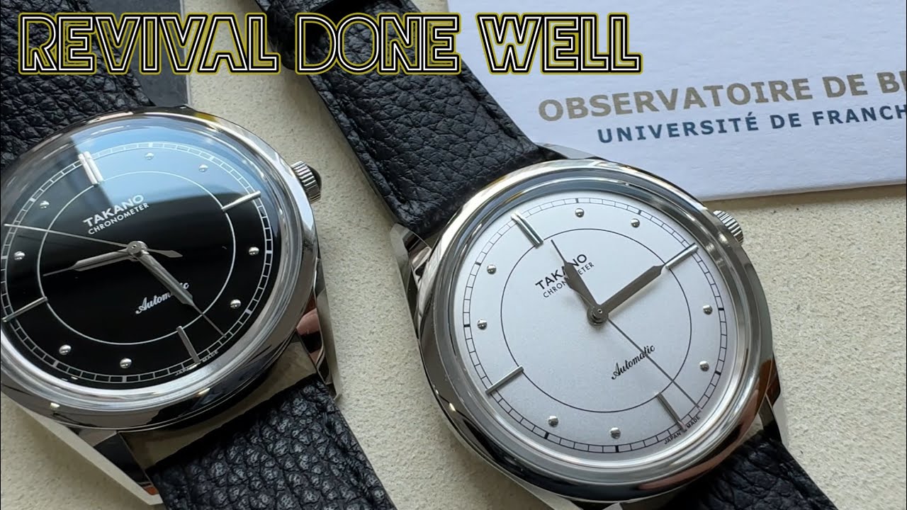 Takano Ch&acirc;teau Nouvelle: brand revival with chronometer certificate and elegant dimensions